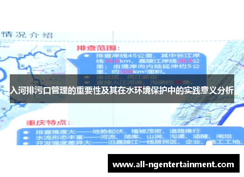 入河排污口管理的重要性及其在水环境保护中的实践意义分析