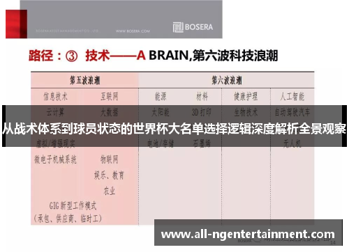 从战术体系到球员状态的世界杯大名单选择逻辑深度解析全景观察